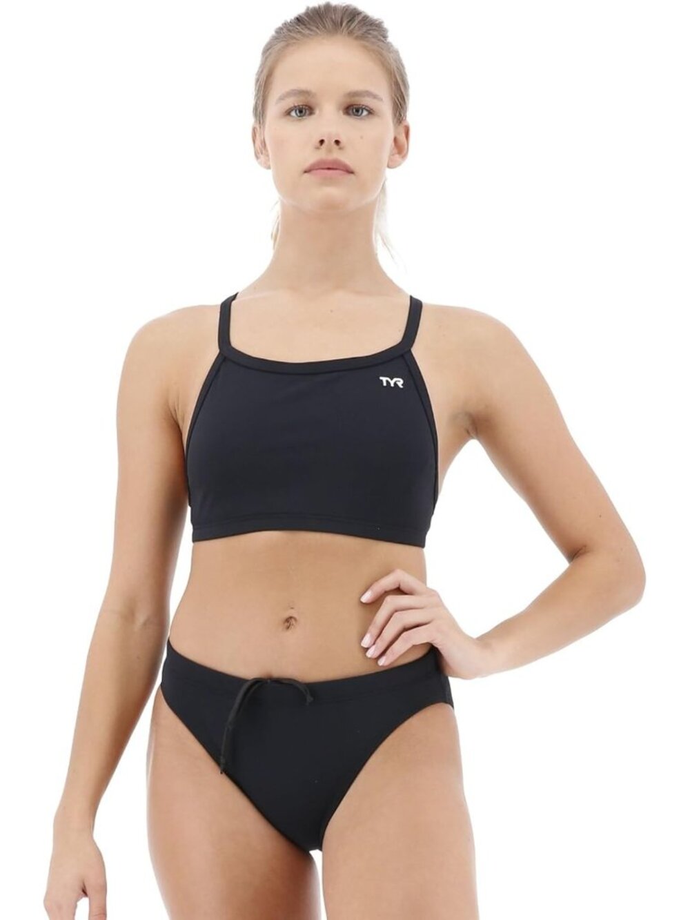 Stylish Women's Two-Piece Training Swimsuit - Durable Diamondfit Bikini Set